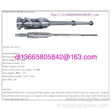 Bimetallic Extrusion Screw And Barrel For Sale 